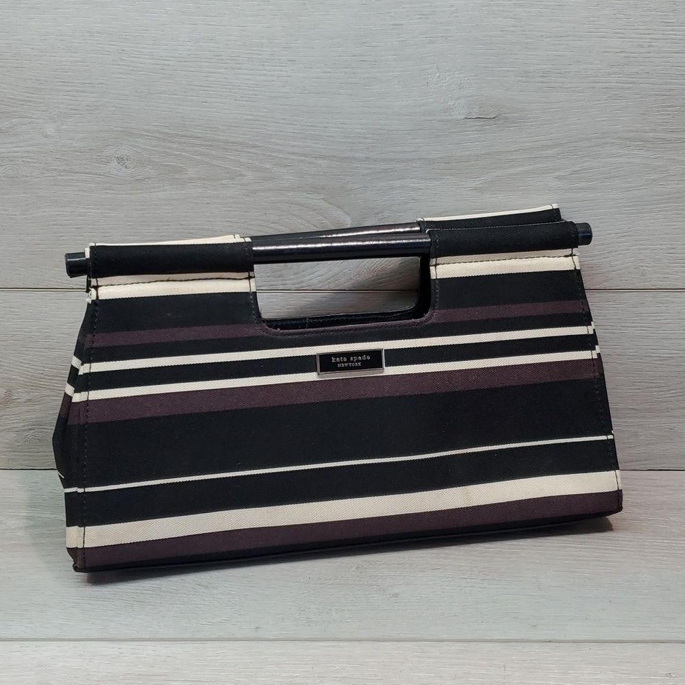 Kate Spade Women Striped Y2K Clutch Bag